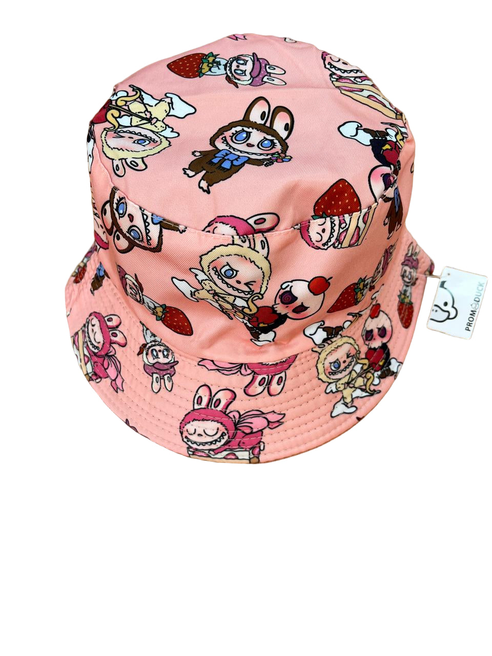 Labubu Bucket Hat Pink