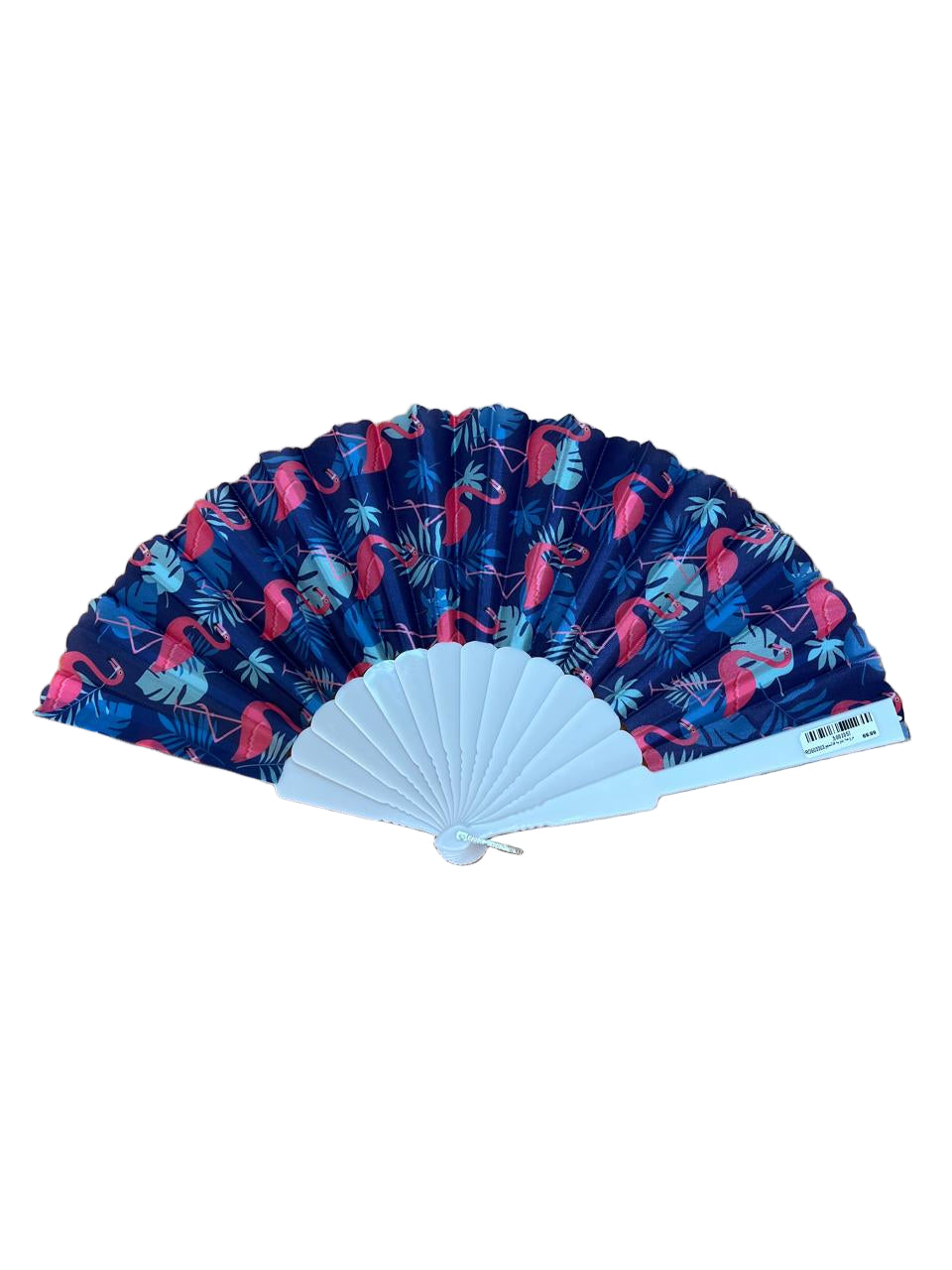Flamingo Hand fan Blue
