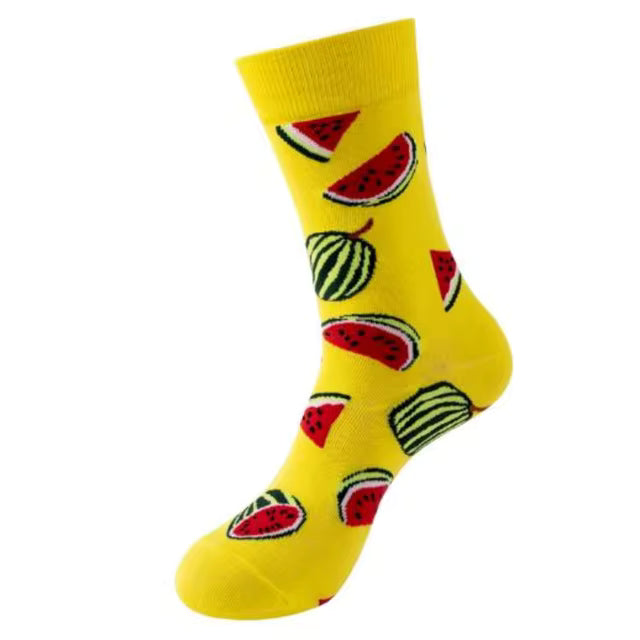 Crazy Watermelon Socks Multicolor