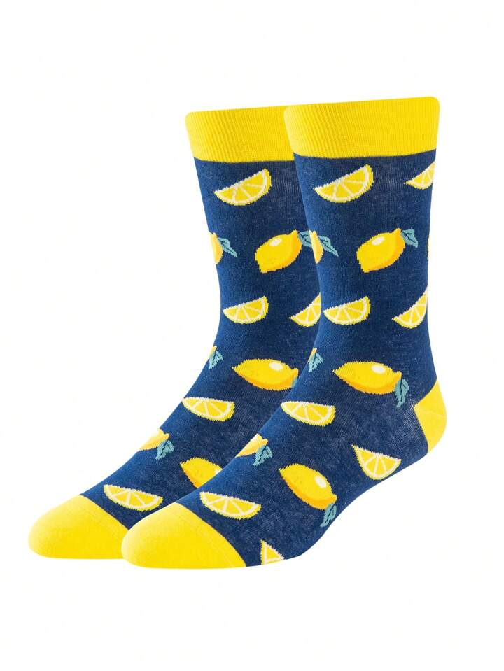 Crazy Lemon Socks Multicolor