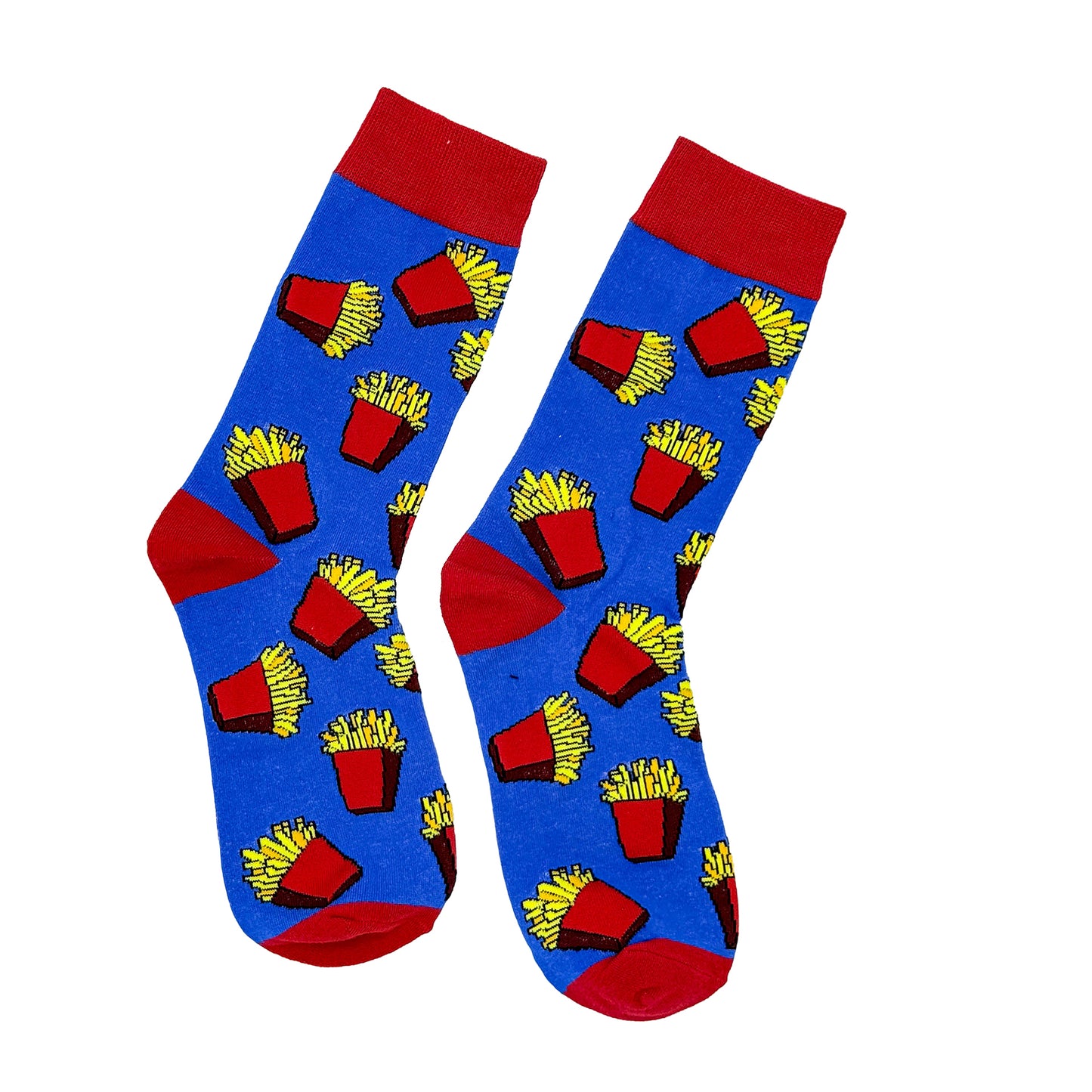 Crazy Fries long Socks Blue