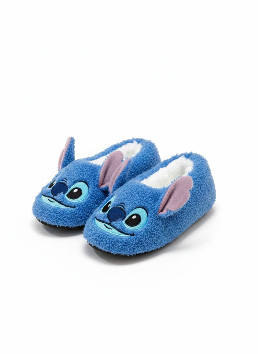 Stitch Character Plush Slipper Flats