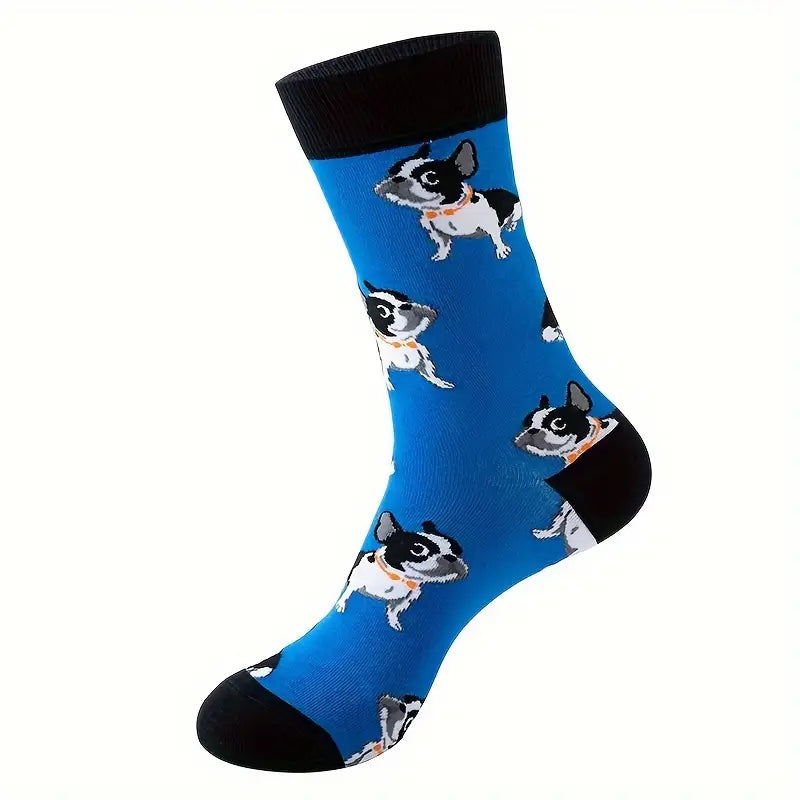 Crazy Dog long Socks Blue