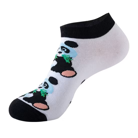 Crazy Panda Short Socks