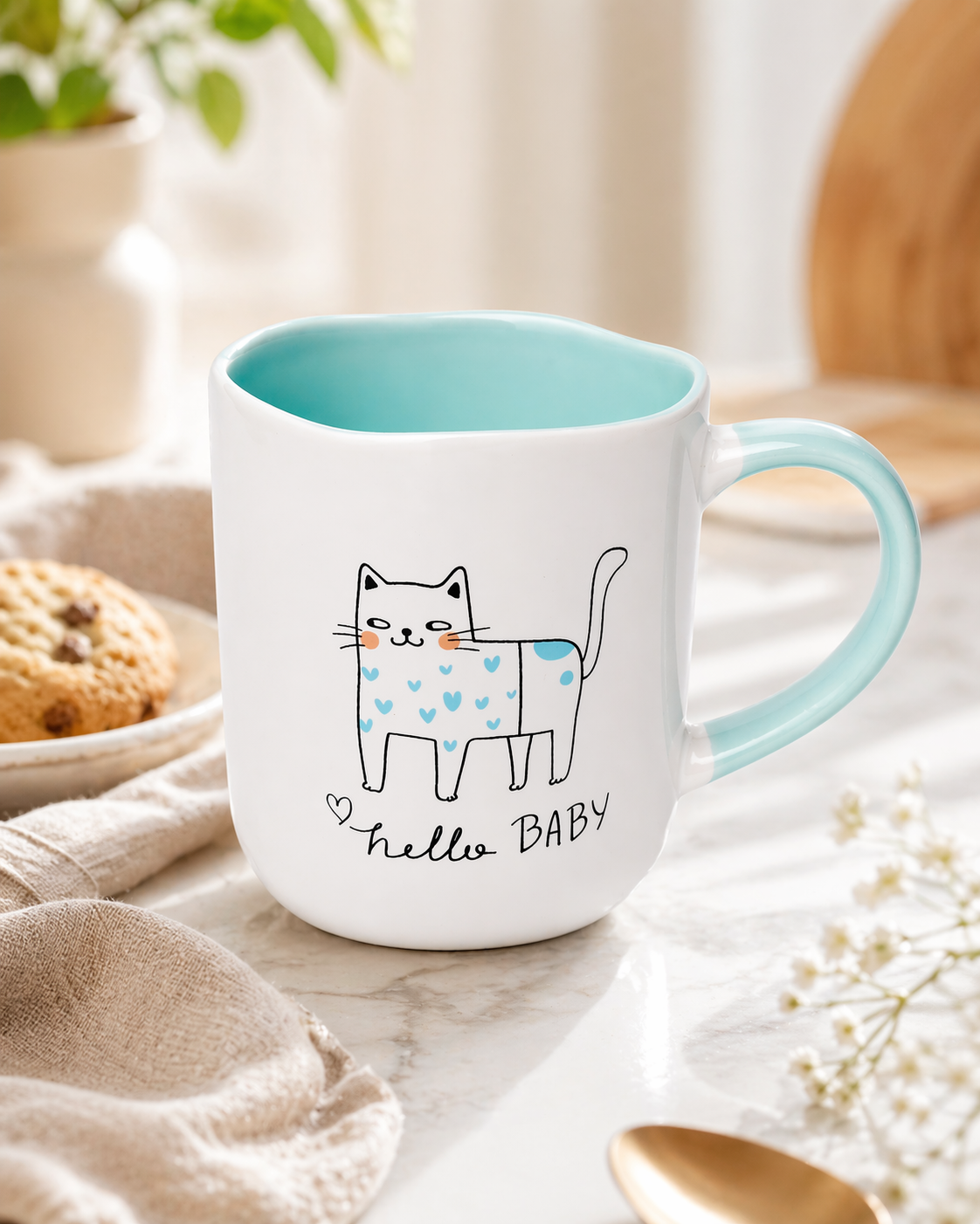 Hello Baby Cat Mug