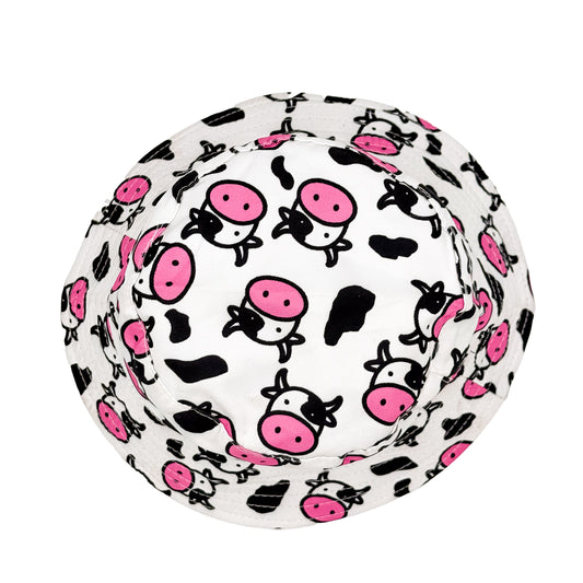 Multicolor Cow Bucket Hat