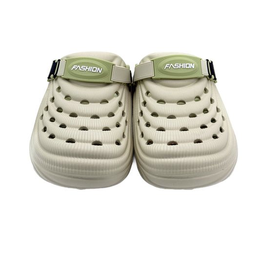 Slipper with Holes Gray