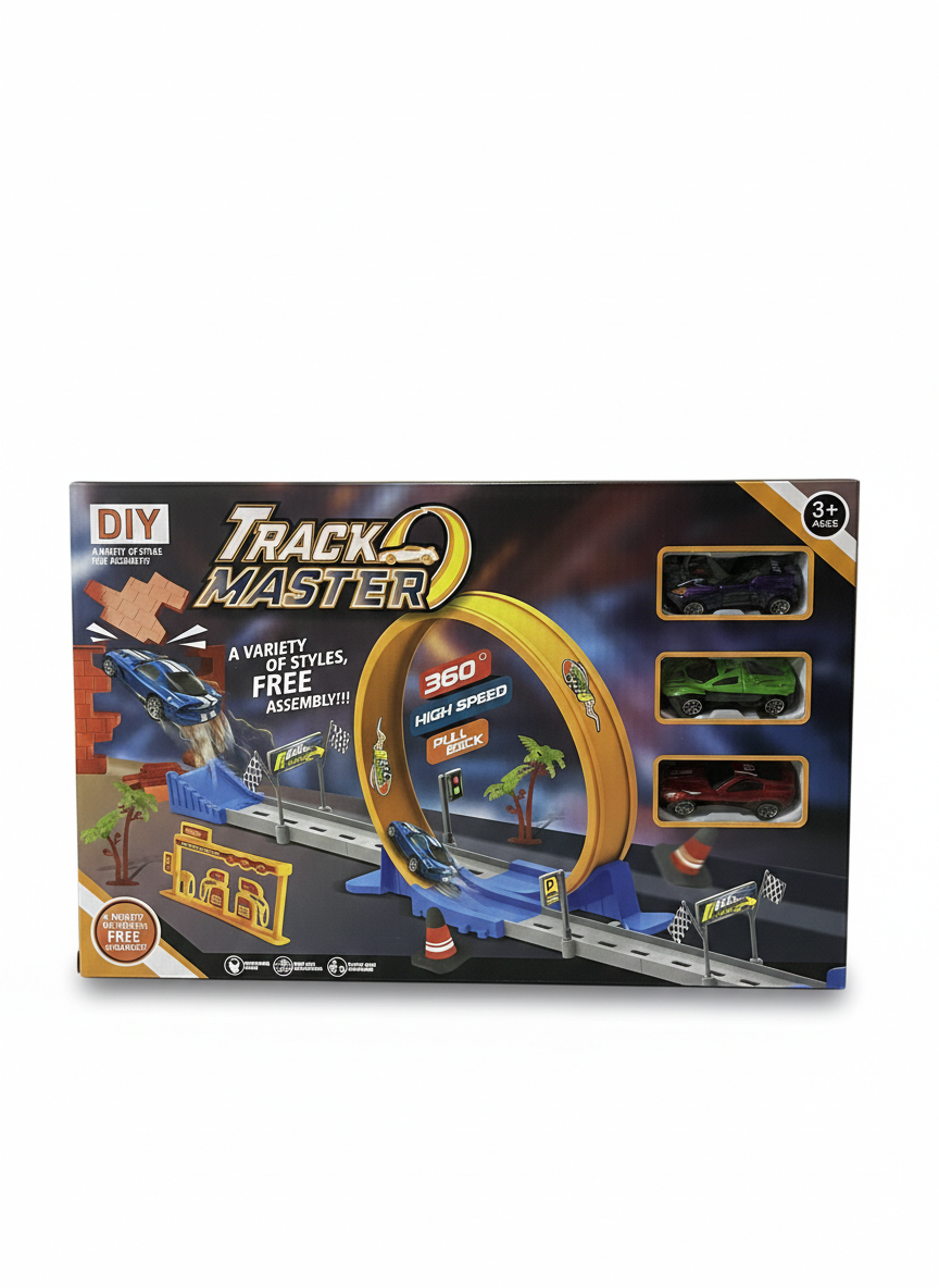 Track Master 360° High-Speed Racing Set!