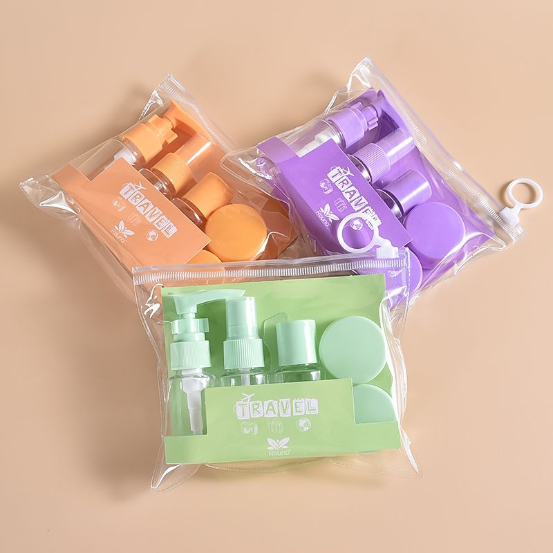 Travel organizer -pack of 6pcs Set for Shampoo Conditioner Lotion Body and Hand wash