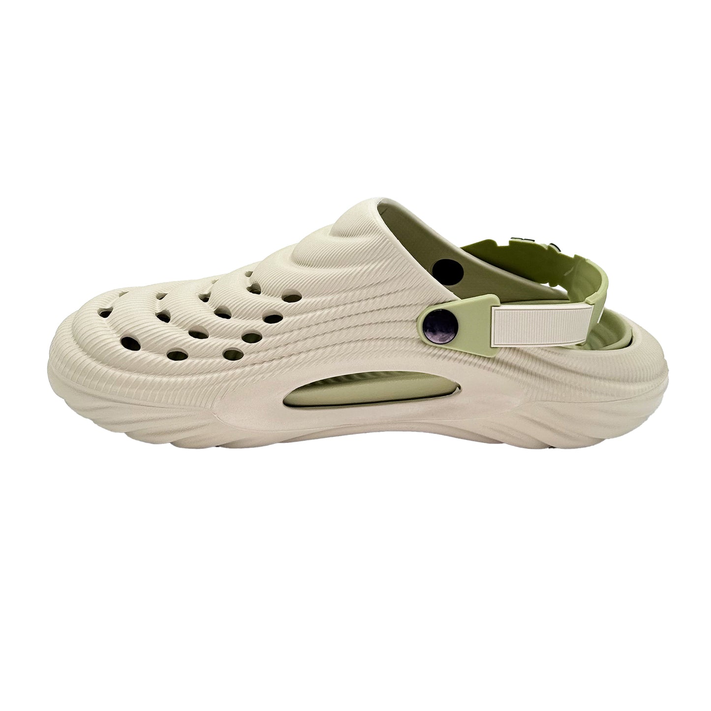 Slipper with Holes Gray