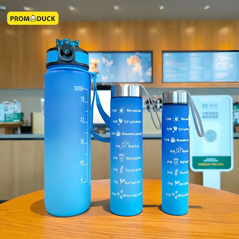 Three - motivating water bottles!