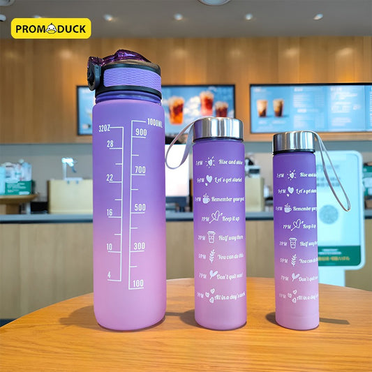 Three - motivating water bottles!