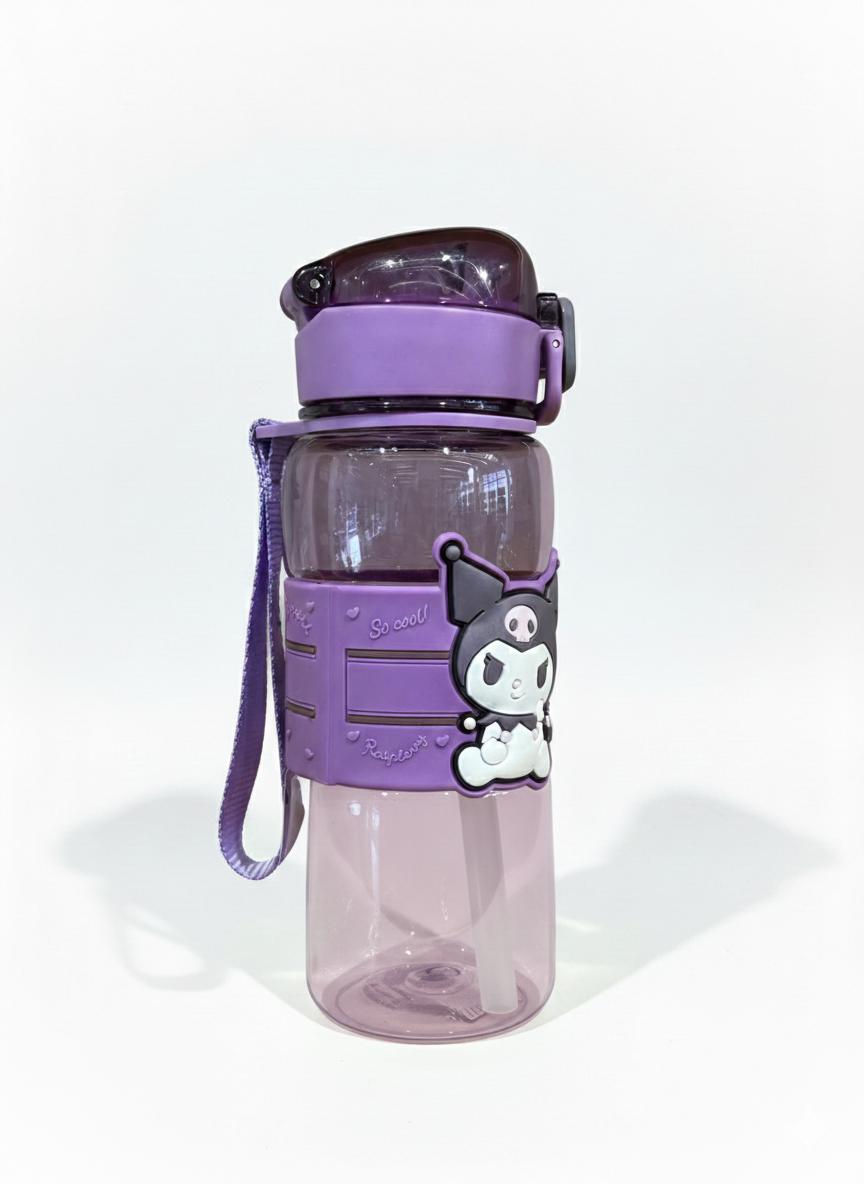Embrace Your Dark Side! π Kuromi Purple Water Bottle