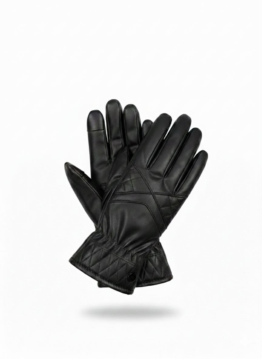 Quilted Elite Leather Gloves