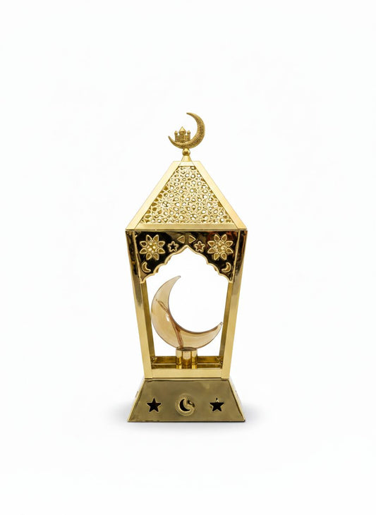 Golden Glow: Luxury Filigree Glass Lantern