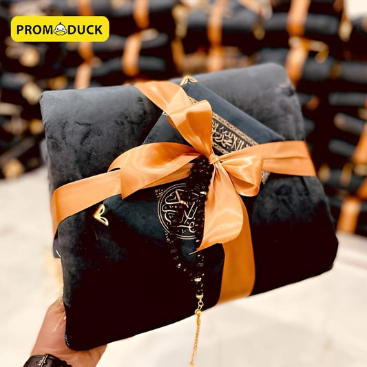 Ramadan Gift Package ( Padded prayer rug | Qur'an | Sebha )