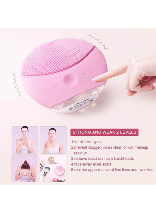 Ultrasonic Silicone Face Cleansing Brush