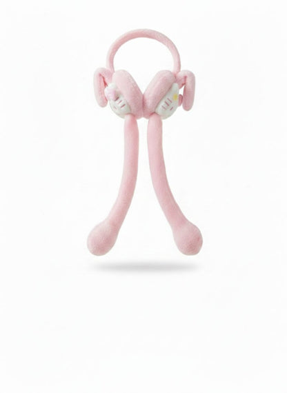 Hello kitty -Inspired Plush Earmuffs