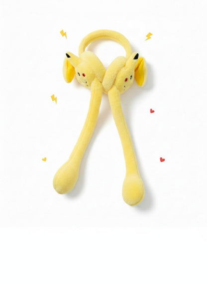 Pikachu-Inspired Plush Earmuffs