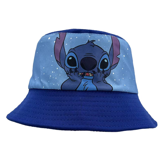 Stitch Bucket Hat Blue