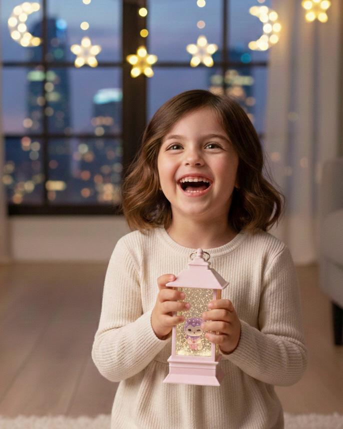 Kuromi Lantern Snow Globe Keychain