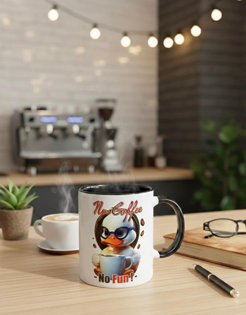 "No Coffee, No Fun!" Ceramic Mug