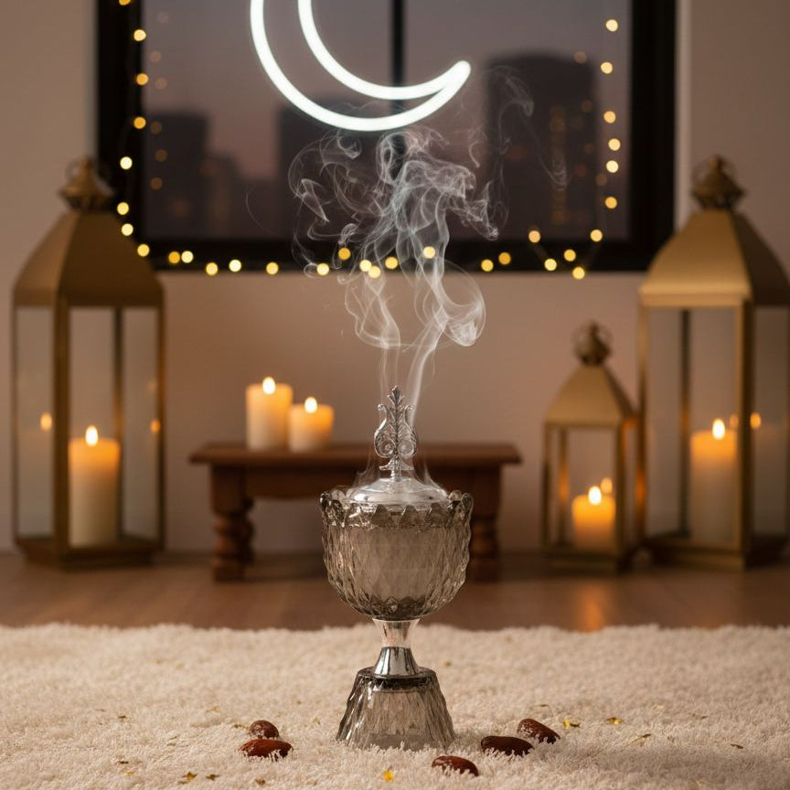 Hand-crafted silver incense burner