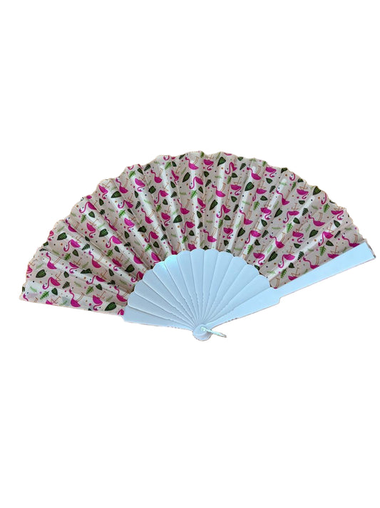 Flamingo Hand fan Pink