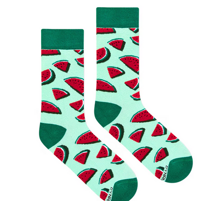 Crazy Watermelon Socks Multicolor