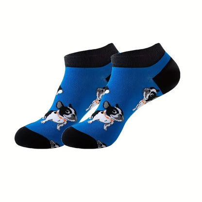 Crazy Dog Short Socks Blue