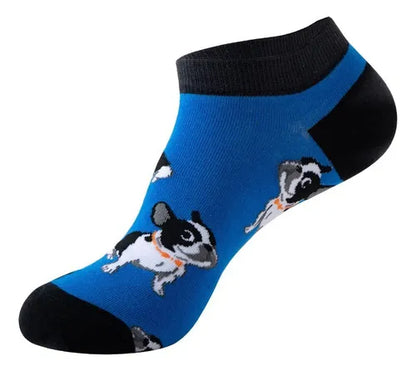 Crazy Dog Short Socks Blue