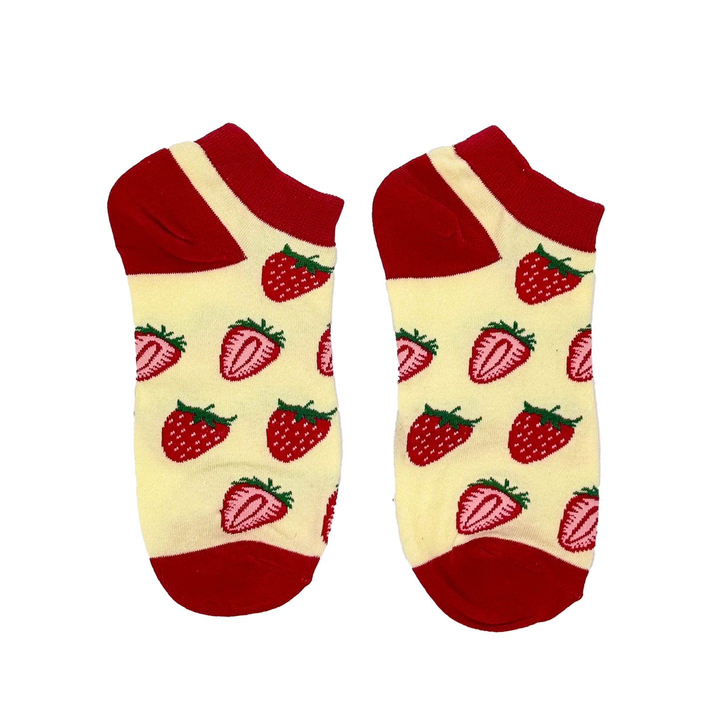 Crazy STRAWBERRY Short Socks Multicolor