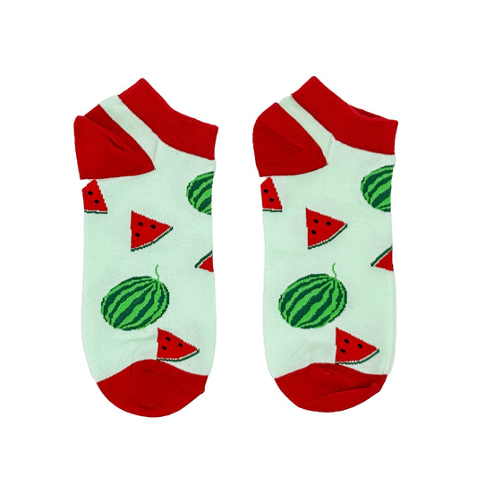 Crazy Watermelon Short Socks Multicolor