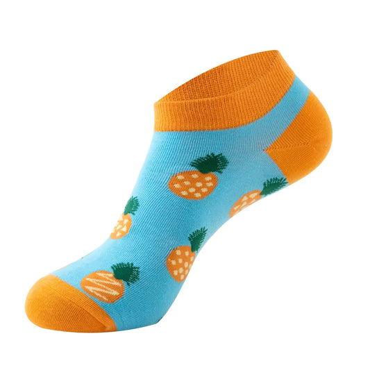 Crazy Pineapple Short Socks Multicolor