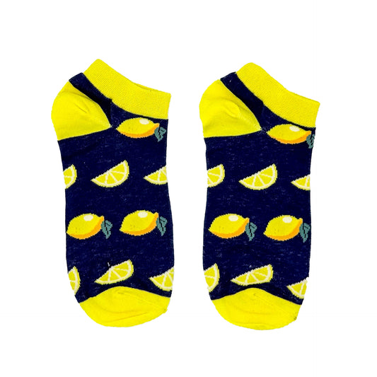 Crazy Lemon Short Socks Multicolor