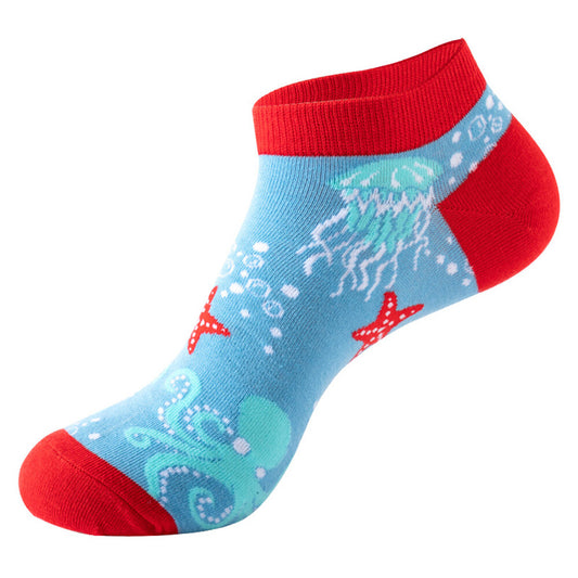 Crazy Water Short Socks Multicolor