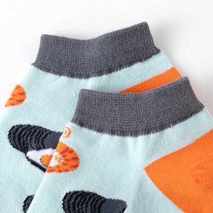 Crazy Shrimp Short Socks Multicolor