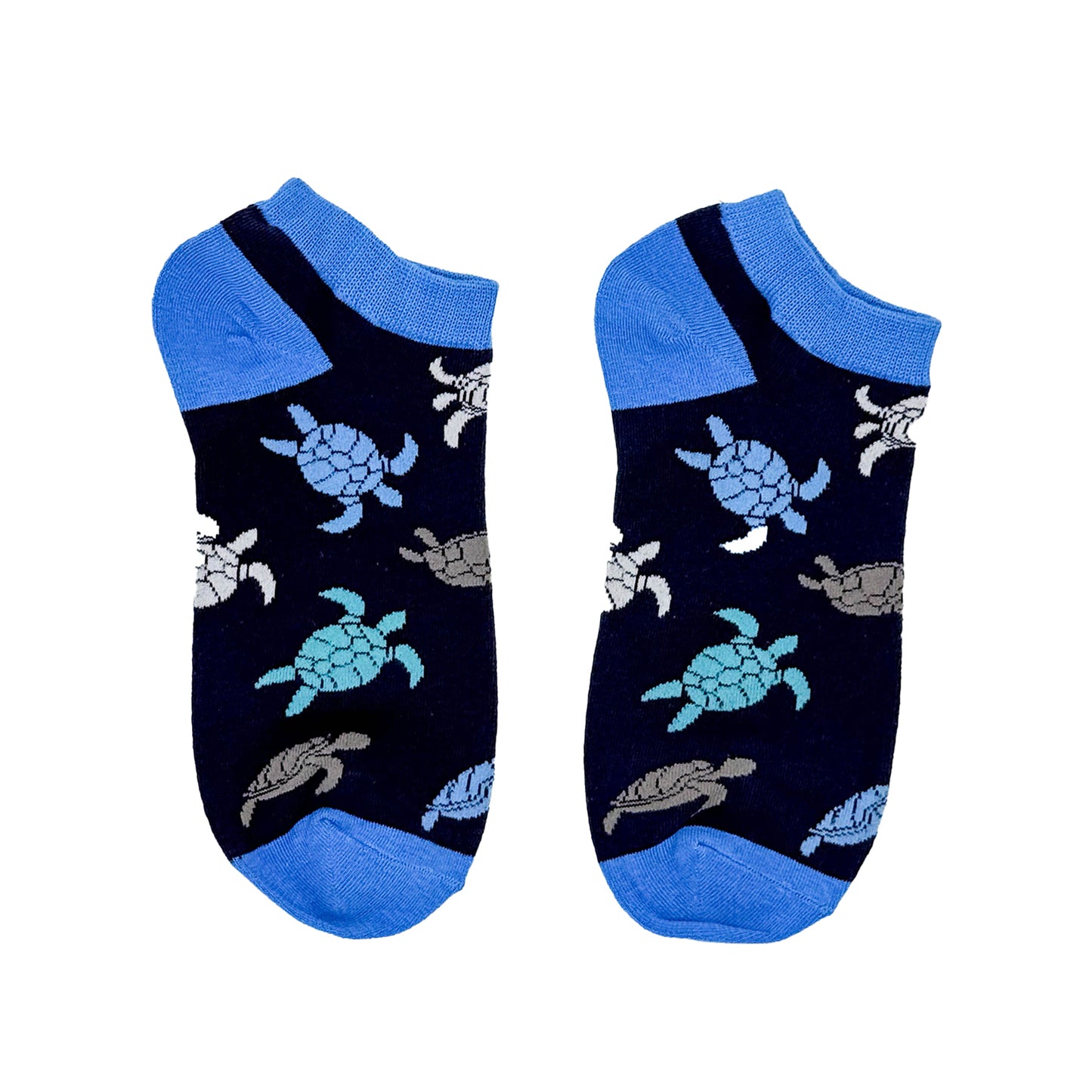 Crazy Turtle Short Socks Multicolor