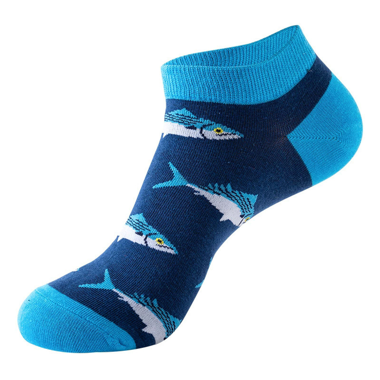 Crazy Shark Short Socks