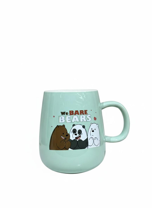 We Bare Bears "Bear Stack" Ceramic Mug – Mint Green