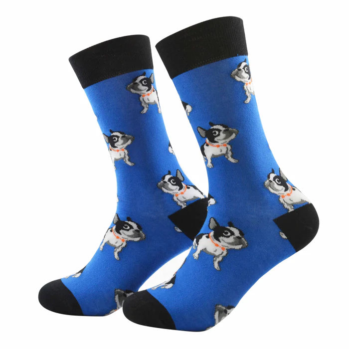 Crazy Dog long Socks Blue