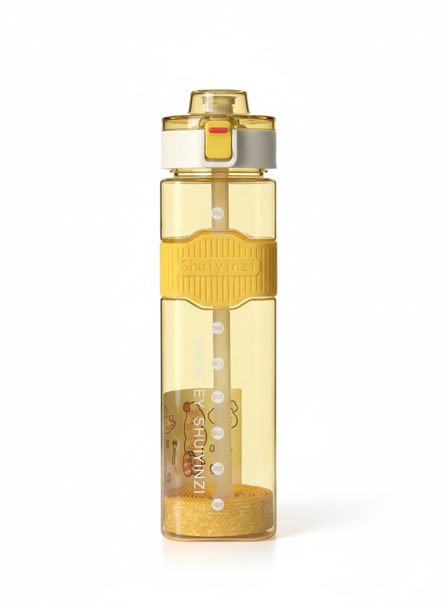Square Sport Bottle – Sunshine Yellow