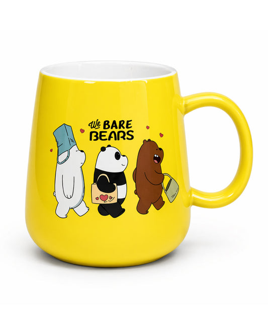 We Bare Bears Ceramic Mug - Yellow