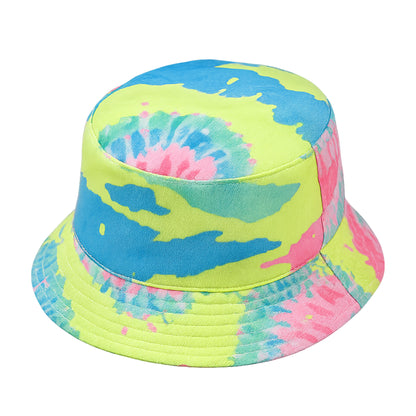 Malticolor Yellow Galaxy Bucket Hat