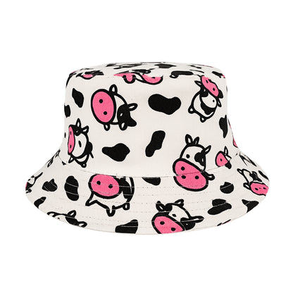 Multicolor Cow Bucket Hat