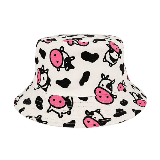 Multicolor Cow Bucket Hat