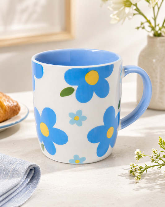 Garden Daisy Mug – Blue