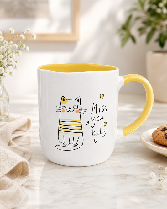 Miss You Baby Cat Mug