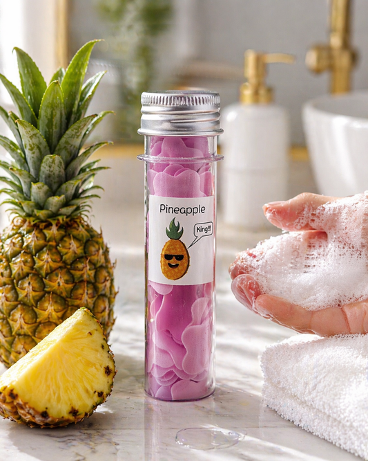 Pineapple Soap Flake Tube