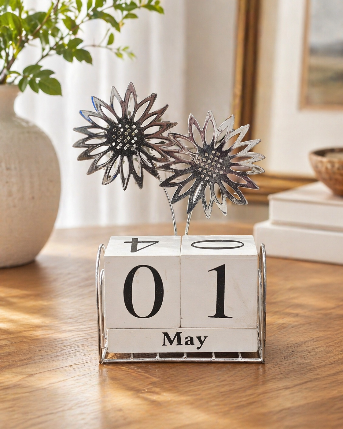 Sunflower Perpetual Block Calendar